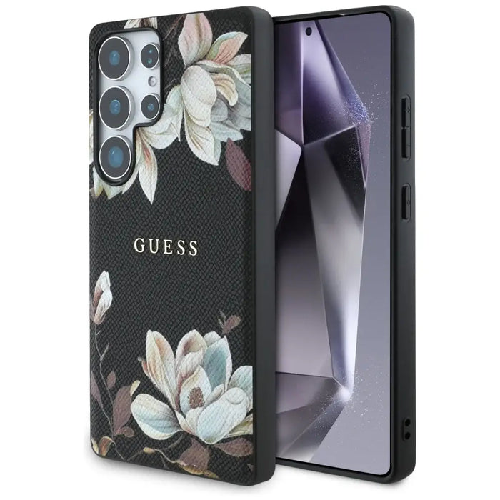 Калъф Guess Grained Printed Flower Pattern MagSafe