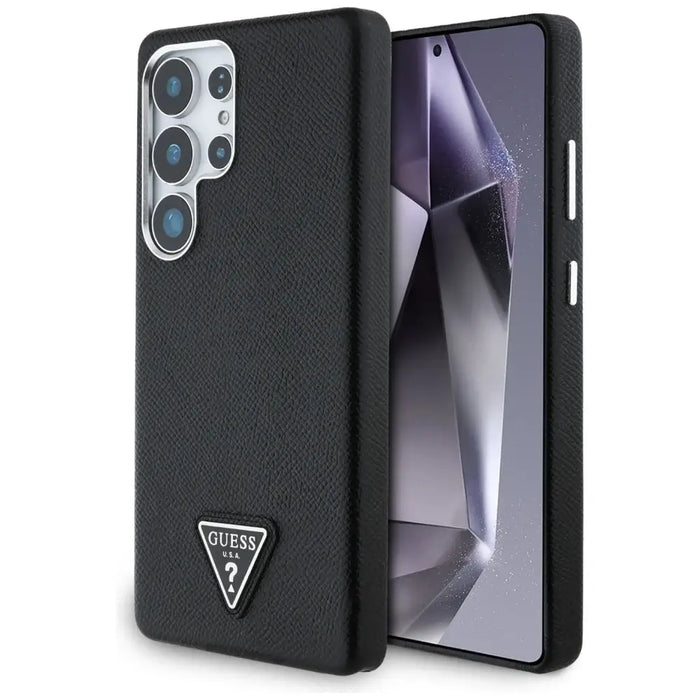 Калъф Guess Grained Triangle Logo MagSafe за Samsung Galaxy