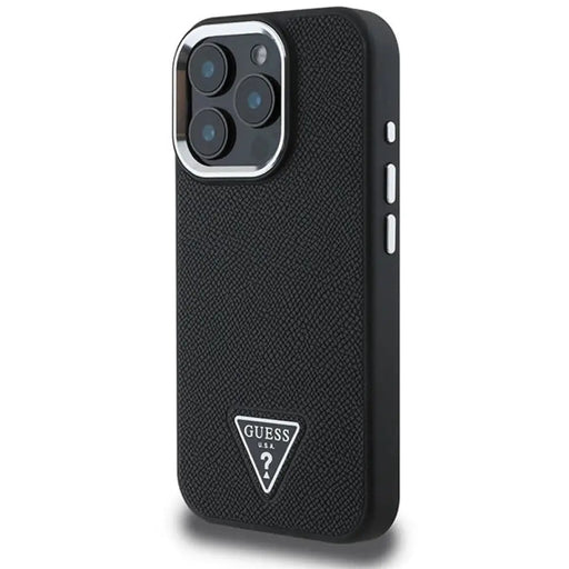 Калъф Guess Grained Triangle MagSafe за iPhone 16 Pro