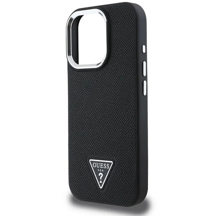 Калъф Guess Grained Triangle MagSafe за iPhone 16 Pro