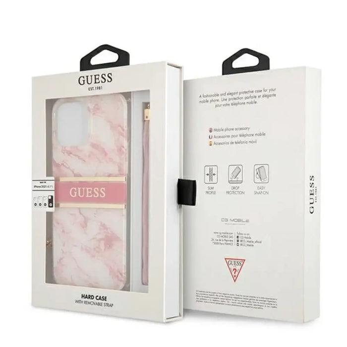 Калъф Guess Marble Strap Collection iPhone 13 Pro Max 6.7’’