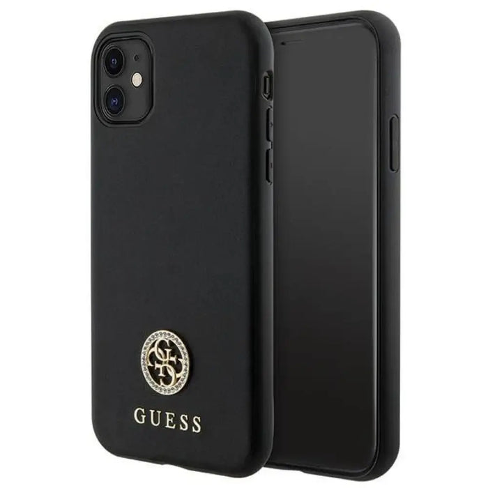 Калъф Guess Strass Metal Logo iPhone 11 / Xr 6.1’’ - черен