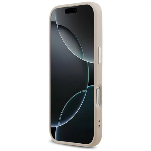 Калъф Guess Triangle Logo MagSafe за iPhone 17 - розов