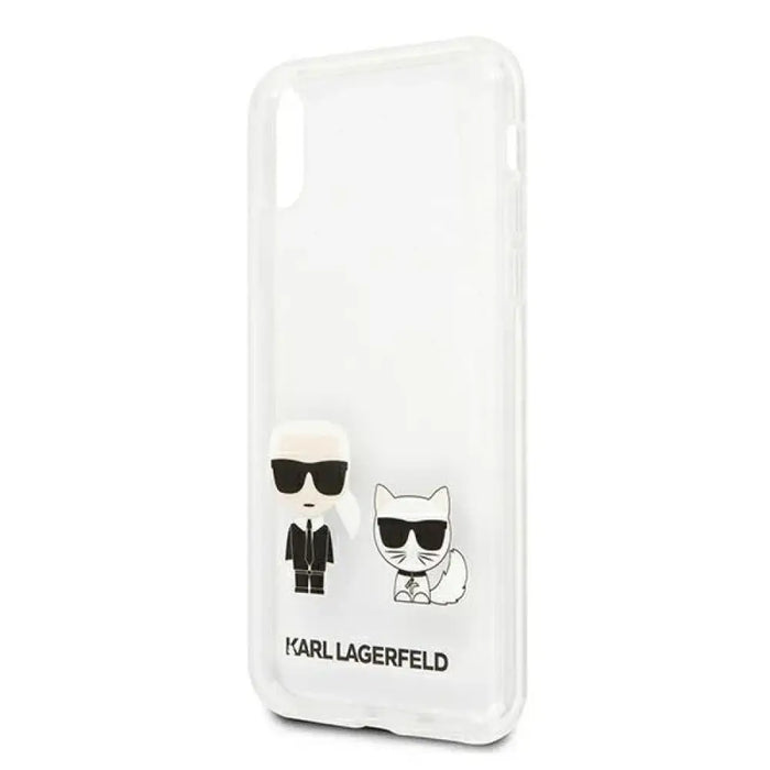 Калъф Karl Lagerfeld Karl & Choupette за iPhone X / Xs