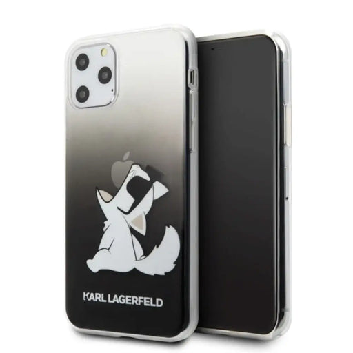 Калъф Karl Lagerfeld Choupette Fun iPhone 11 Pro Max - черен