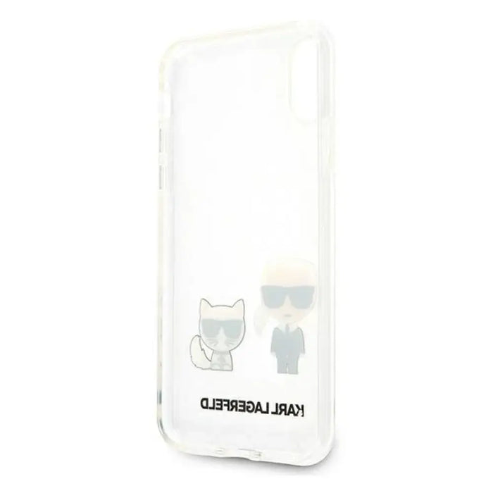 Калъф Karl Lagerfeld Karl & Choupette за iPhone X / Xs