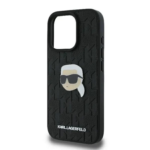 Калъф Karl Lagerfeld Monogram Karl Head Pin Case за iPhone