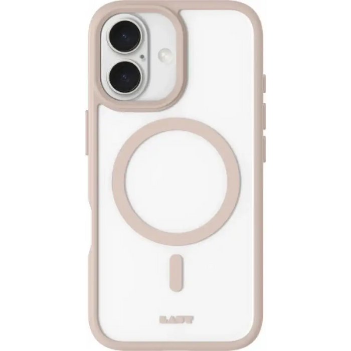 Калъф Laut Huex Protect MagSafe за iPhone 16 - бежов