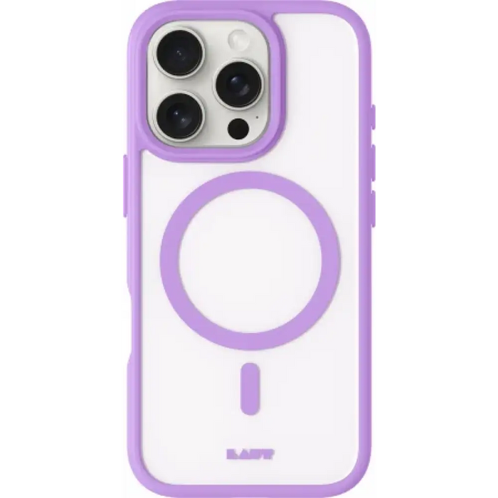Калъф Laut Huex Protect MagSafe за iPhone 16 Pro - лилав