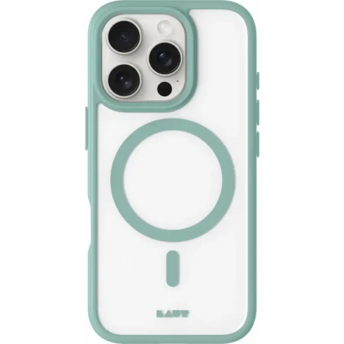 Калъф Laut Huex Protect MagSafe за iPhone 16 Pro - мента