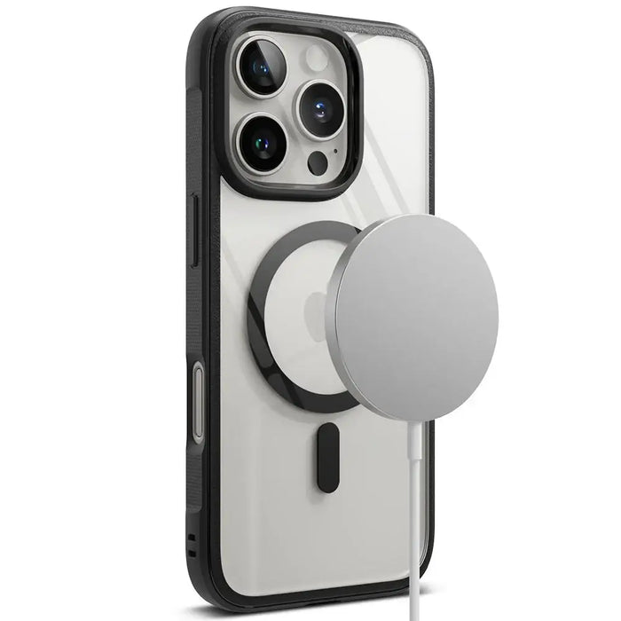 Калъф Ringke Fusion Bold MagSafe за iPhone 16 Pro - черен