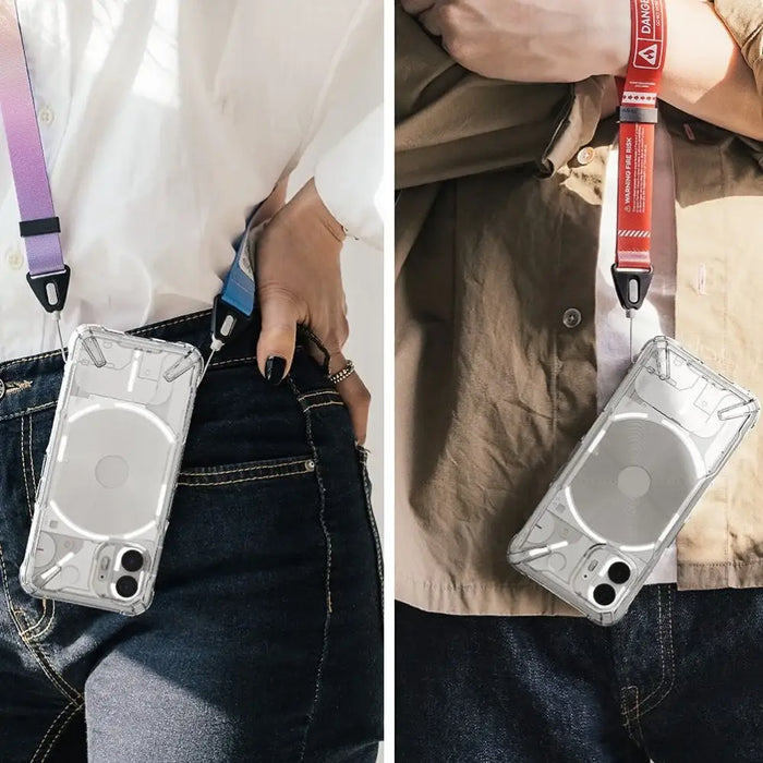 Калъф Ringke Fusion X за нищо телефон 2 - Прозрачен