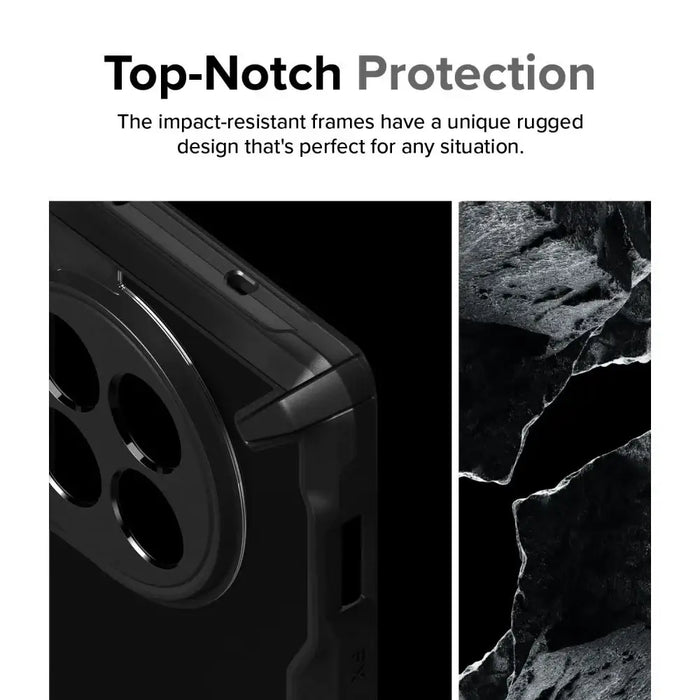 Калъф Ringke Fusion X за Oneplus 12 - черен