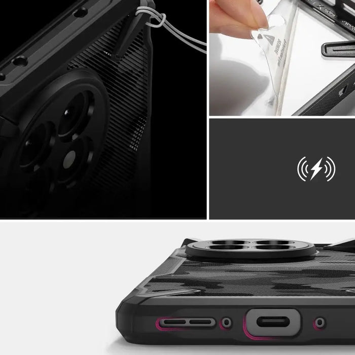 Калъф Ringke Fusion X за OnePlus 13R черен Camo