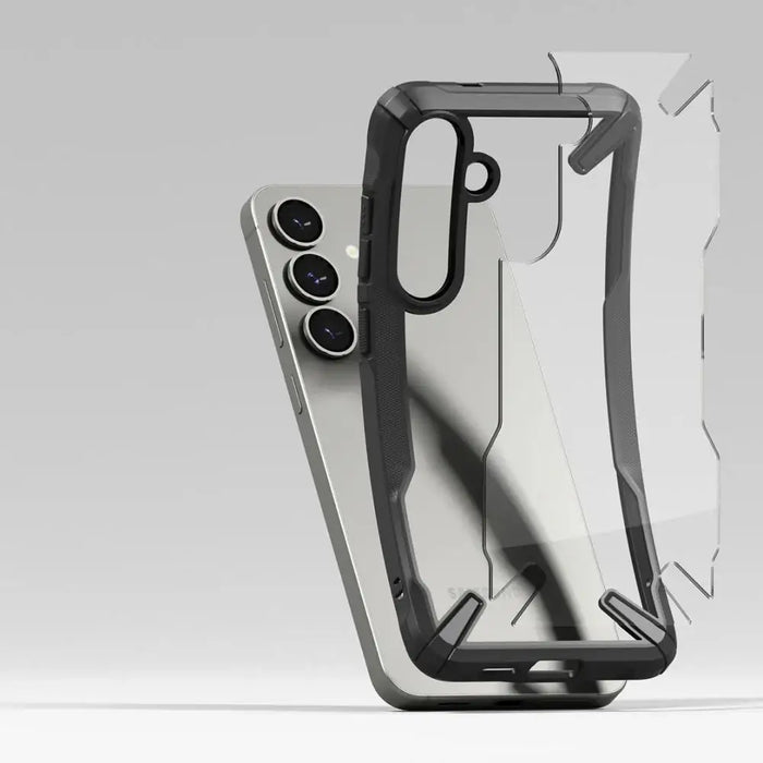 Калъф Ringke Fusion X за Samsung Galaxy S25 - черен