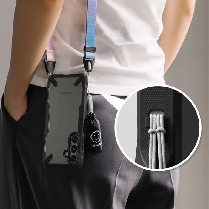 Калъф Ringke Fusion X за Samsung Galaxy S25 - черен