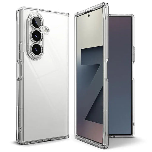 Калъф Ringke Fusion за Samsung Galaxy Z Fold 7 - прозрачен