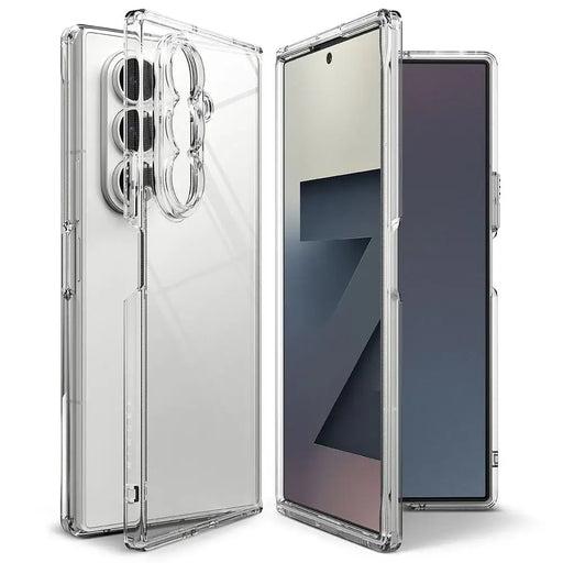 Калъф Ringke Fusion за Samsung Galaxy Z Fold 7 - прозрачен