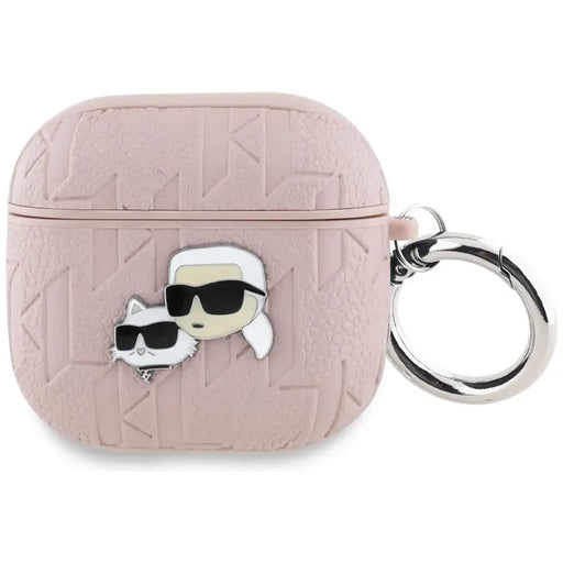 Калъф с монограм Karl Lagerfeld Karl & Choupette за AirPods