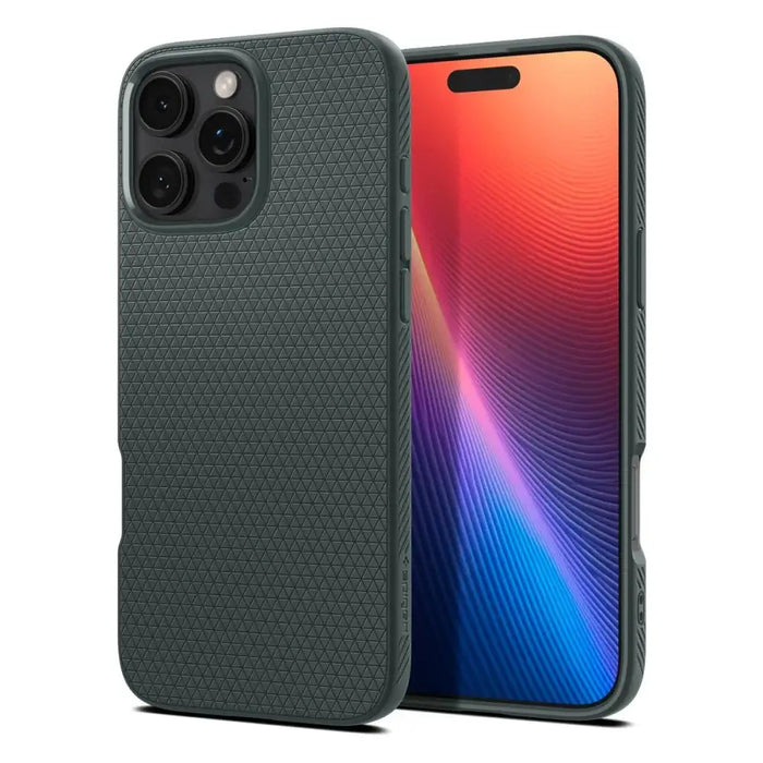 Калъф Spigen Liquid Air iPhone 16 Pro - зелен
