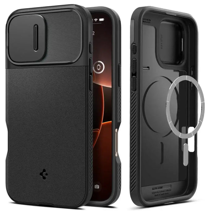 Калъф Spigen Optik Armor Mag с MagSafe за iPhone 16 Pro