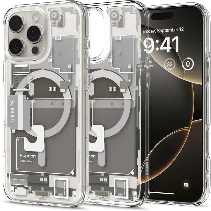 Калъф Spigen Ultra Hybrid Mag Zero One с MagSafe за iPhone