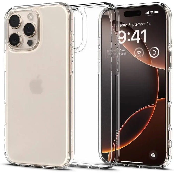 Калъф Spigen Ultra Hybrid за iPhone 16 Pro - прозрачен