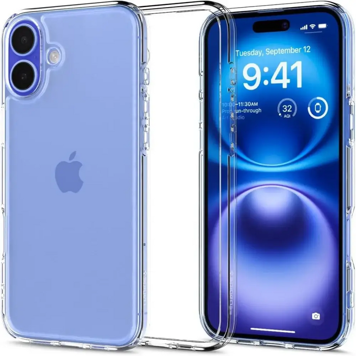 Калъф Spigen Ultra Hybrid за iPhone 16 - прозрачен