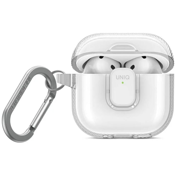 Калъф Uniq Glase Pro за AirPods 4 - прозрачен