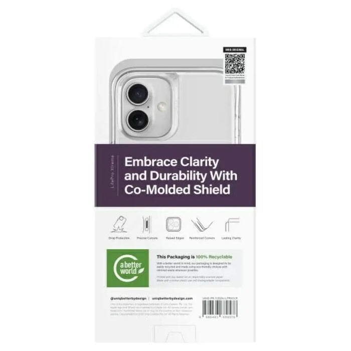 Калъф Uniq LifePro Xtreme за iPhone 16 Plus - прозрачен