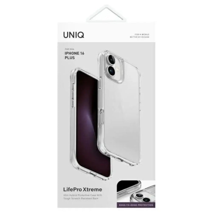 Калъф Uniq LifePro Xtreme за iPhone 16 Plus - прозрачен