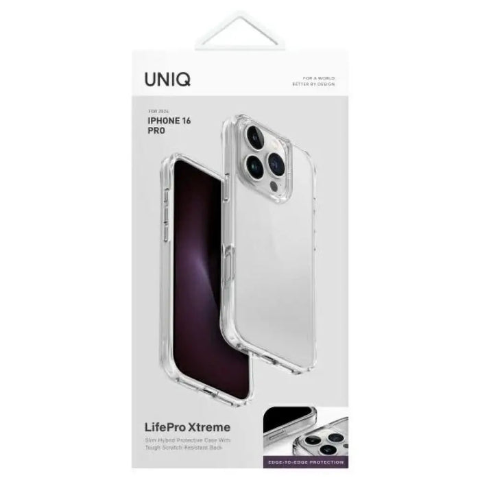 Калъф Uniq LifePro Xtreme за iPhone 16 Pro - прозрачен
