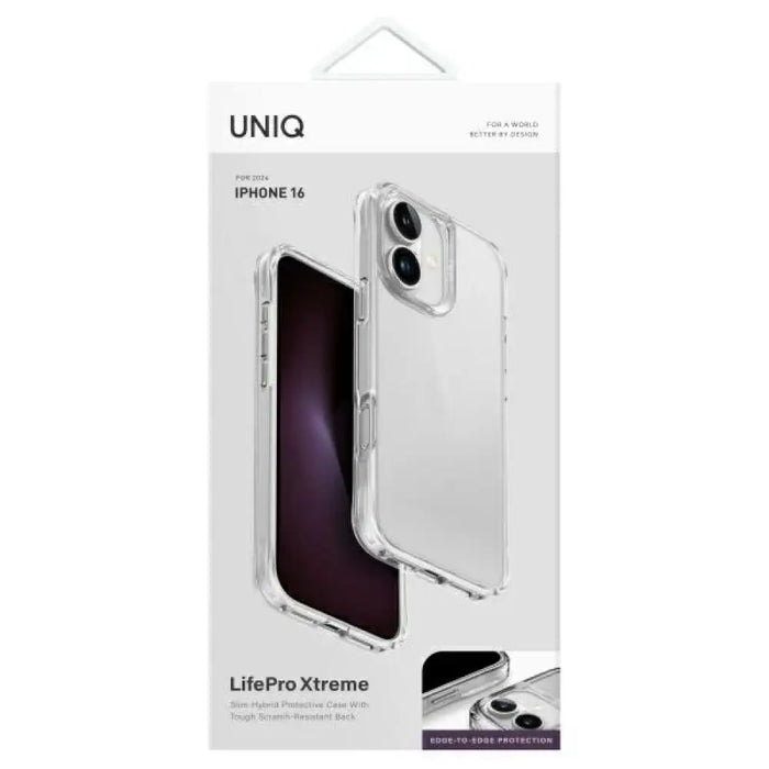 Калъф Uniq LifePro Xtreme за iPhone 16 - прозрачен