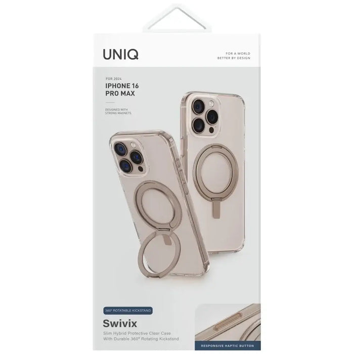 Калъф Uniq Swivix 360 Rotating Kickstand Case за iPhone 16