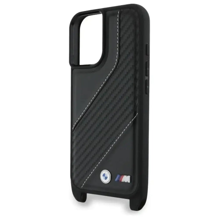 Калъф за iPhone 16 BMW M Edition Carbon Stripe & Strap