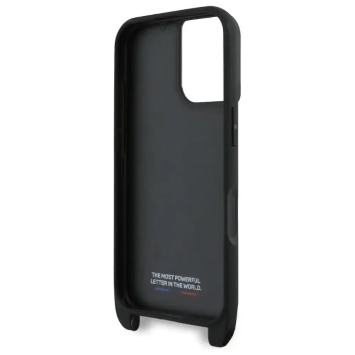 Калъф за iPhone 16 BMW M Edition Carbon Stripe & Strap