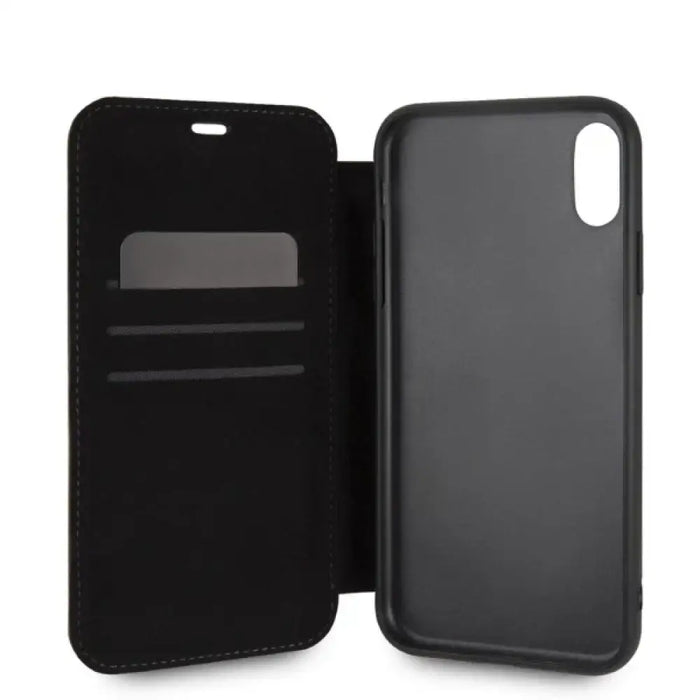 Калъф за iPhone Xr с лого на BMW - бежов