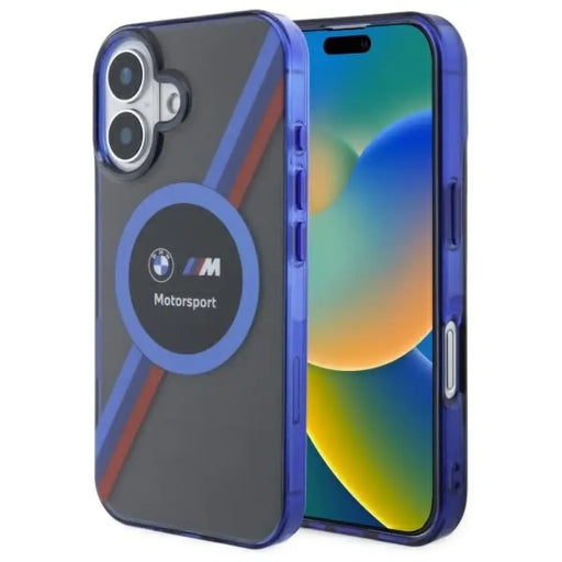 Калъф BMW Motosport IML Circle MagSafe iPhone 16 - черен