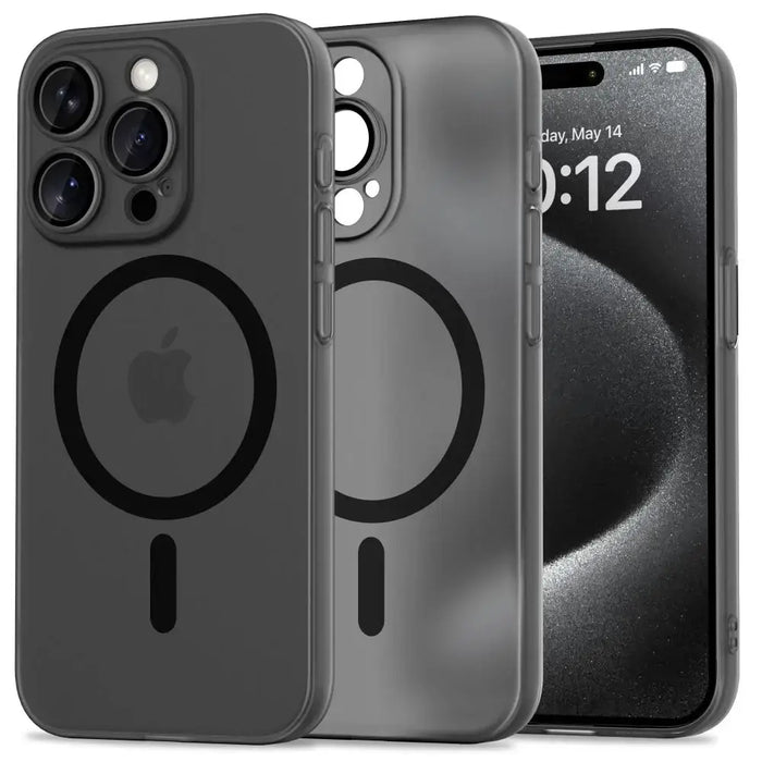 Калъф Tech-Protect MagSlim MagSafe за iPhone 15 Pro - черен