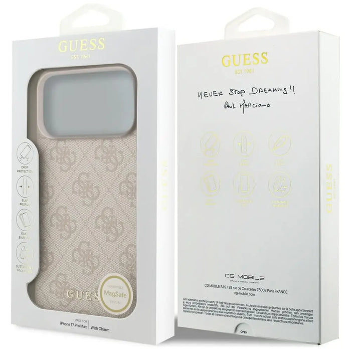Калъф Guess 4G Charms Collection MagSafe за iPhone 17 Pro