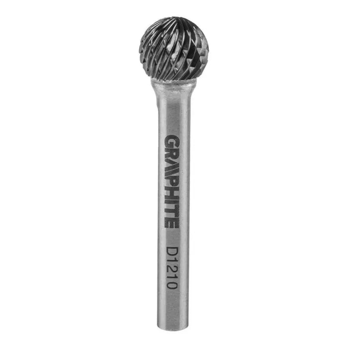 КАРБИДЕН КРЪГЪЛ ФРЕЗЕР ЗА МЕТАЛ 12X10ММ GRAPHITE 55H362