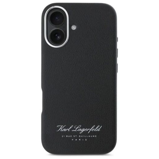 Karl Lagerfeld Hotel RSG Калъф за iPhone 16 Pro - черен