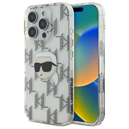 Karl Lagerfeld IML Karl Head галваничен калъф за iPhone 16