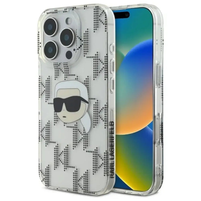 Karl Lagerfeld IML Karl Head галваничен калъф за iPhone 16