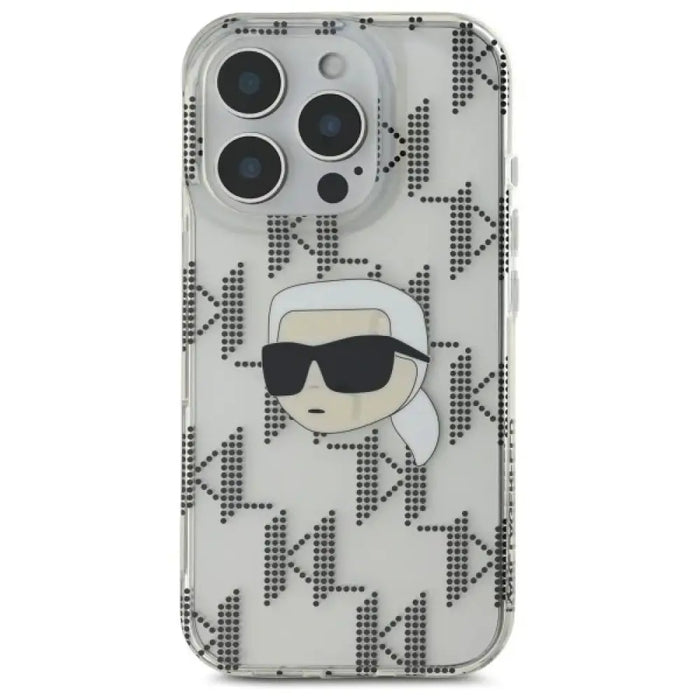 Karl Lagerfeld IML Karl Head галваничен калъф за iPhone 16