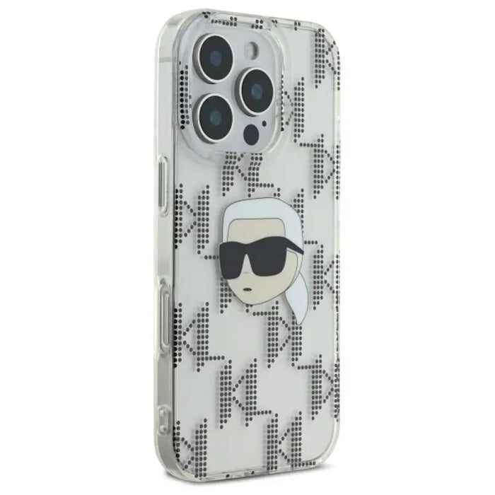 Karl Lagerfeld IML Karl Head галваничен калъф за iPhone 16