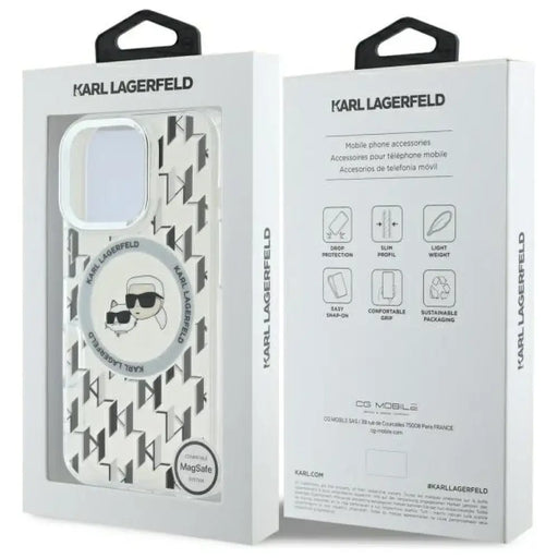 Karl Lagerfeld IML Monogram Karl & Choupette Head MagSafe