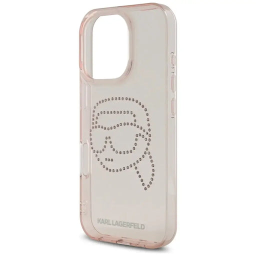 Karl Lagerfeld IML Rhinestones Karl Head Case за iPhone 16