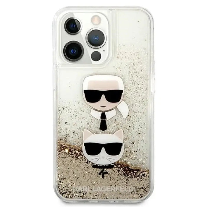 Karl Lagerfeld Liquid Glitter Karl&Choupette Head Case
