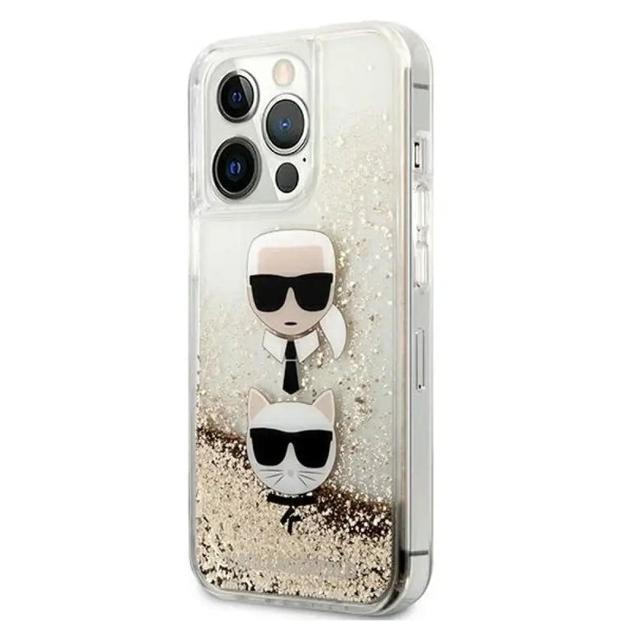 Karl Lagerfeld Liquid Glitter Karl&Choupette Head Case